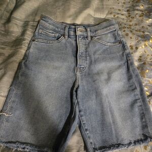 Express Blue Denim Women Shorts